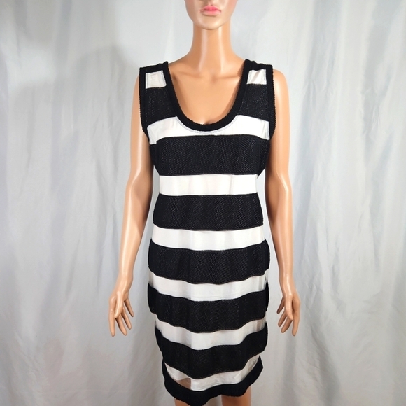 Tracy Reese Black & White Dress Sz Large NWOT - Picture 1 of 7